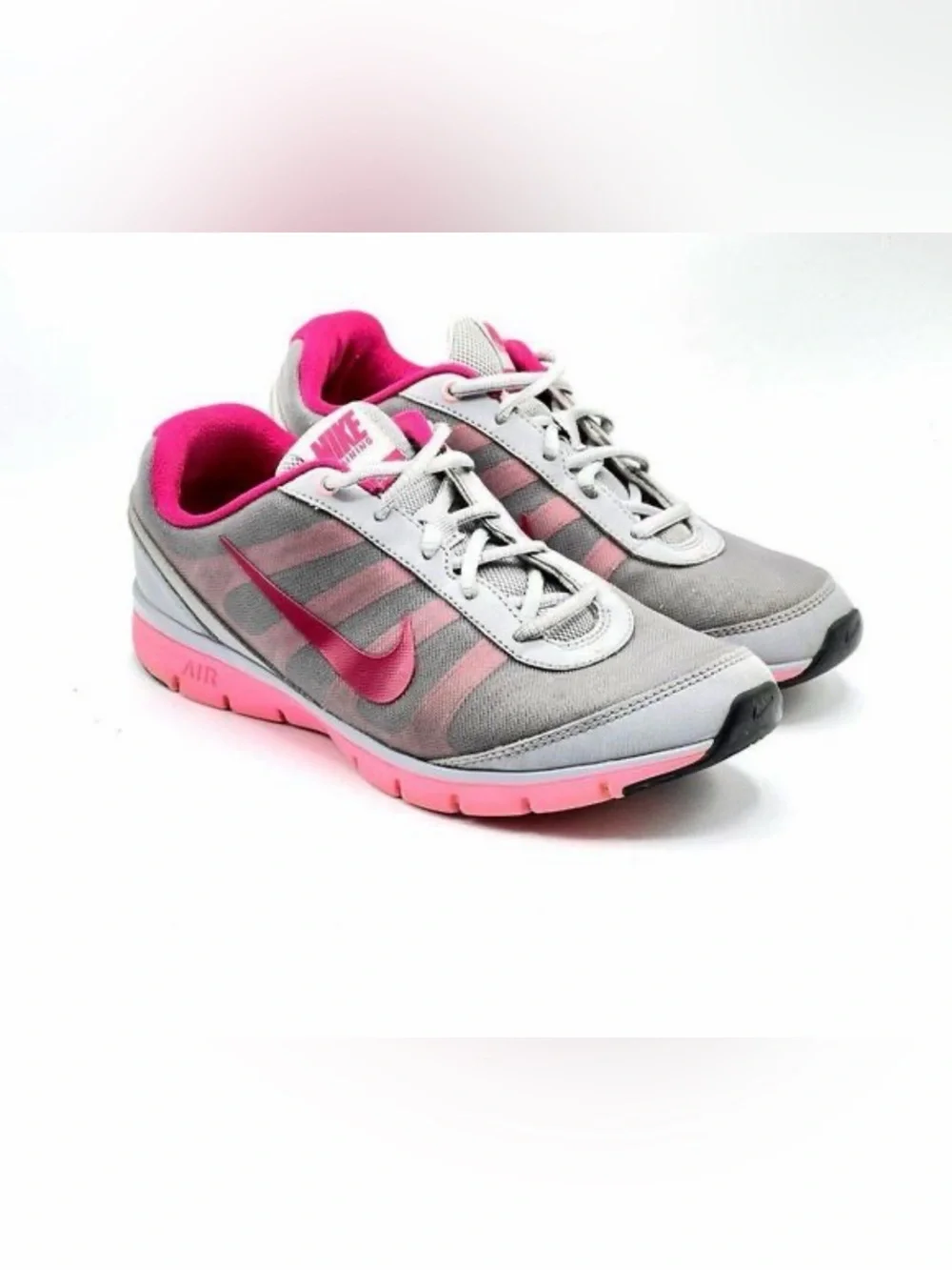 Nike Women’s Gray and Pink Athletic Sneakers